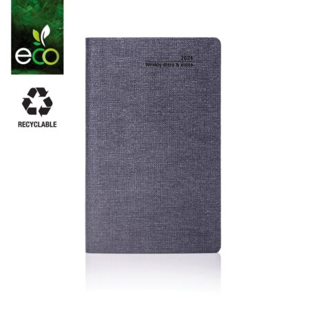 100% Recyclable Diary - Graphite Navy  - Office Supplies