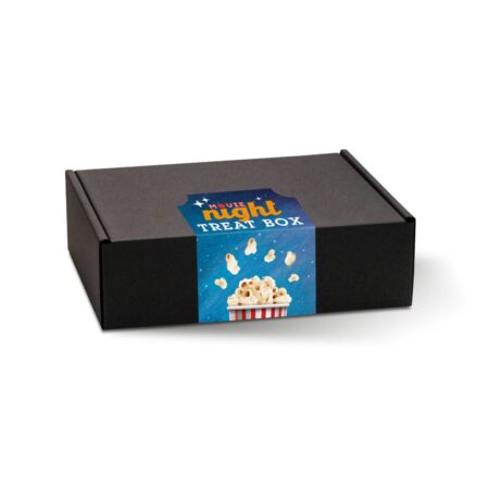 Midi Black Gift Box - Movie Night Edition - Sweets & Chocolate