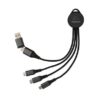 6-in-1 Recycled Cable Charger with Type-C Accessories
