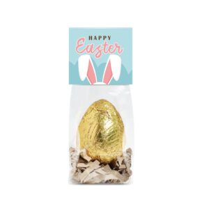 Golden Chocolate Easter Egg