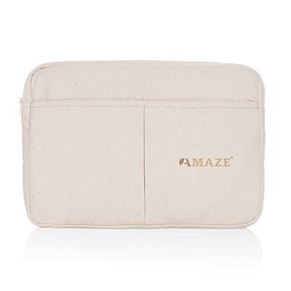 Cotton Laptop Sleeve - Grey