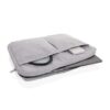 Cotton Laptop Sleeve - Grey