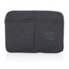 Cotton Laptop Sleeve - Grey