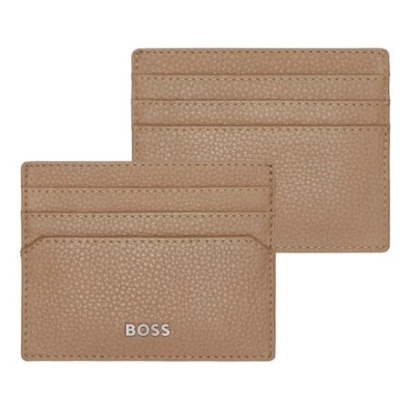 Boss Card Holder - Smooth Brown Grained Camel Grained Navy Black  - Executive & VIP