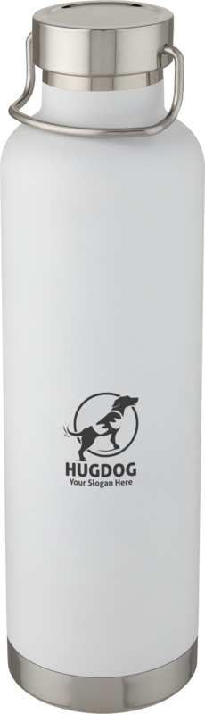 Copper Vacuum Insulated Water Bottle - Solid Black Dark Blue White  - Speakers, Technology