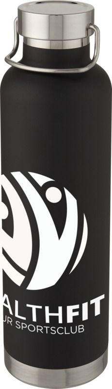 Copper Vacuum Insulated Water Bottle - Solid Black Dark Blue White  - Speakers, Technology