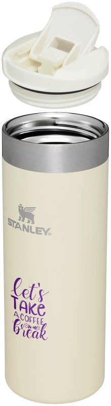 Stanley 470 ml AeroLight Transit Tumbler - Black Cream  - Drinkware, Travel Cups