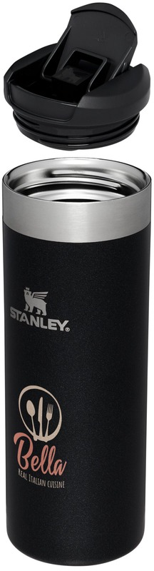 Stanley 470 ml AeroLight Transit Tumbler - Black Cream  - Drinkware, Travel Cups