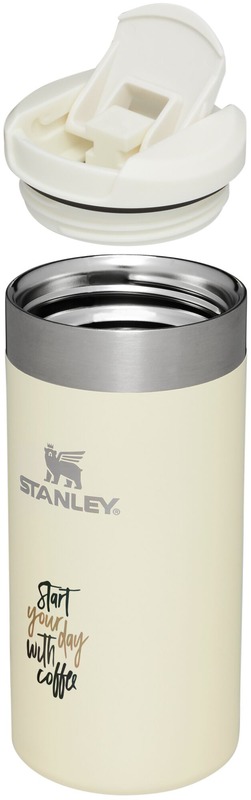 Stanley 350ml AeroLight Transit Tumbler - Black Cream  - Drinkware, Travel Cups