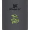 Stanley 890ml IceFlow Flip Straw Tumbler - Black White  - Drinkware, Travel Cups