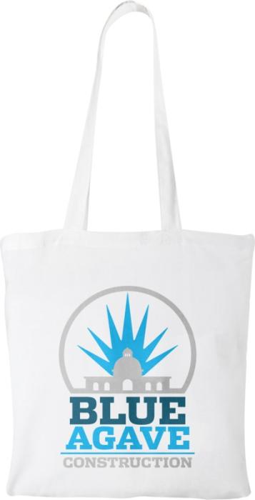 Madras Cotton Tote Bag - White