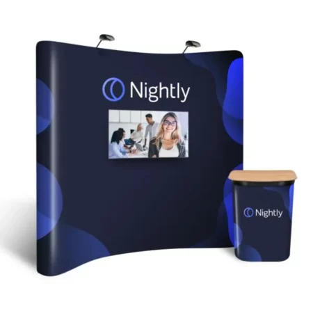 Curved Pop Up Stand - Banner Stands & POS, Events, All Products