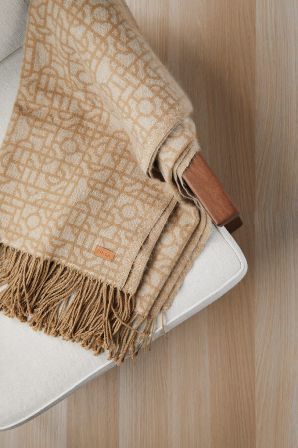 VINGA Verso blanket - Brown