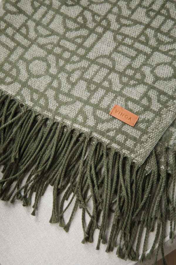 VINGA Verso blanket - Green