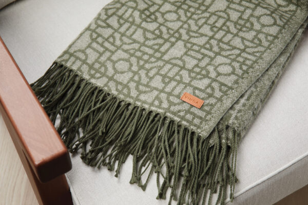 VINGA Verso blanket - Green