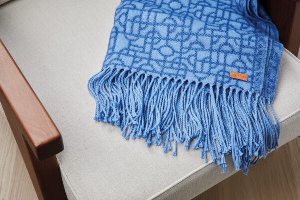 VINGA Verso blanket - Blue