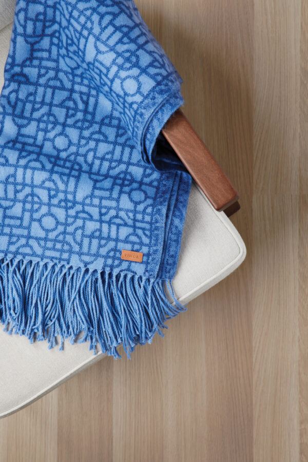 VINGA Verso blanket - Blue