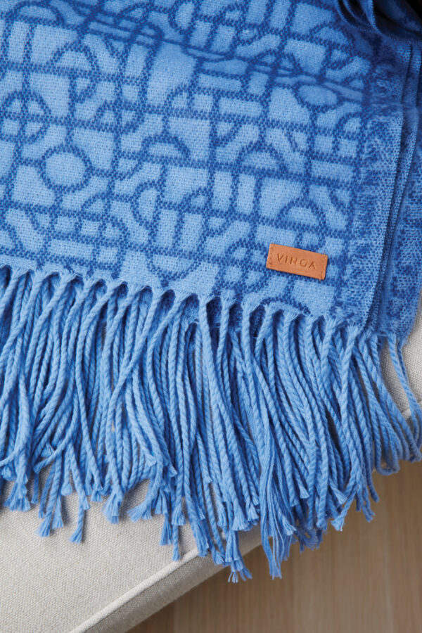 VINGA Verso blanket - Blue