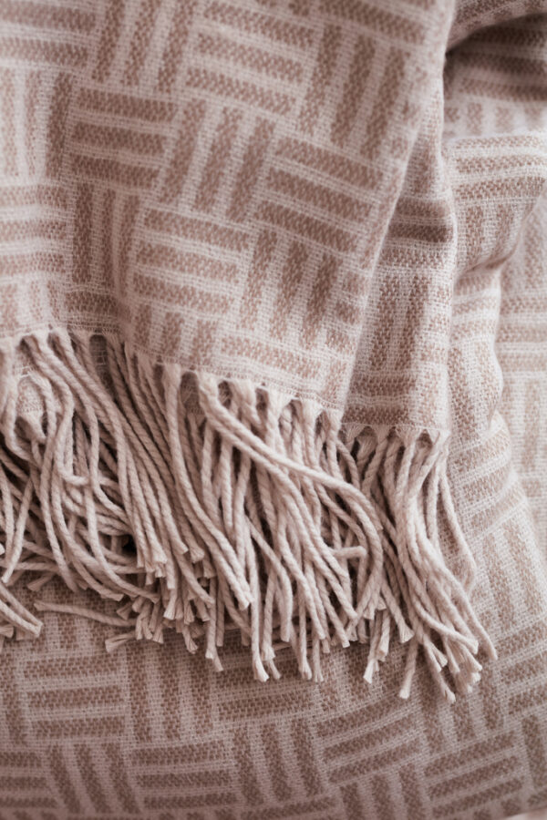 VINGA Lenox blanket - Brown