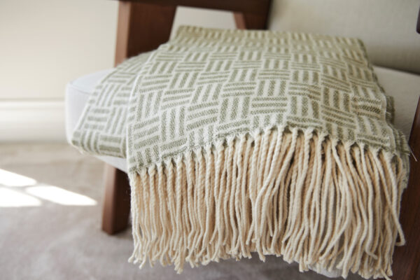 VINGA Lenox blanket - Green