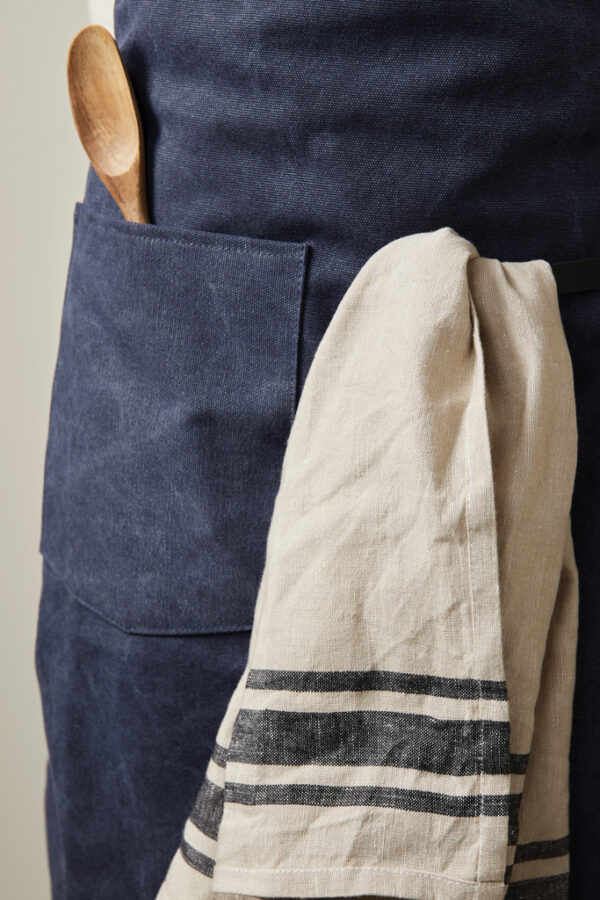 VINGA Tome GRS recycled canvas Apron - Navy