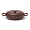 VINGA Monte enameled cast iron saut? pan - Burgundy