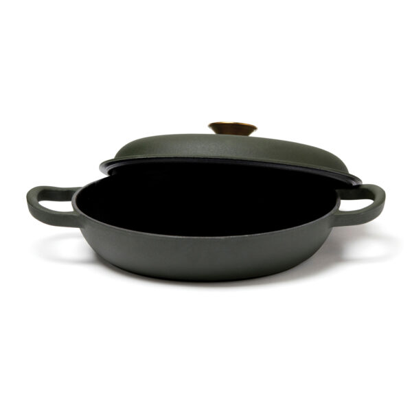 VINGA Monte enameled cast iron saut? pan - Green