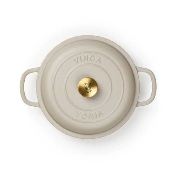 VINGA Monte enameled cast iron sauté pan - Grey