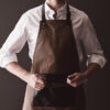 VINGA Casbas Apron - Brown