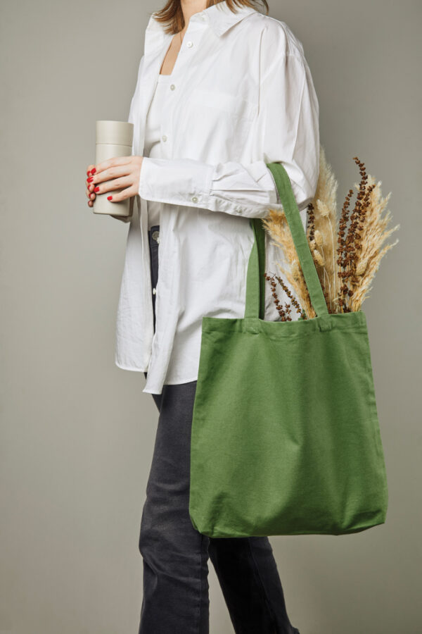 VINGA Canvas bag - Green