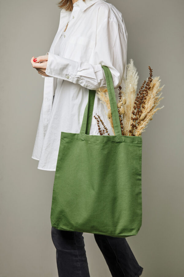 VINGA Canvas bag - Green