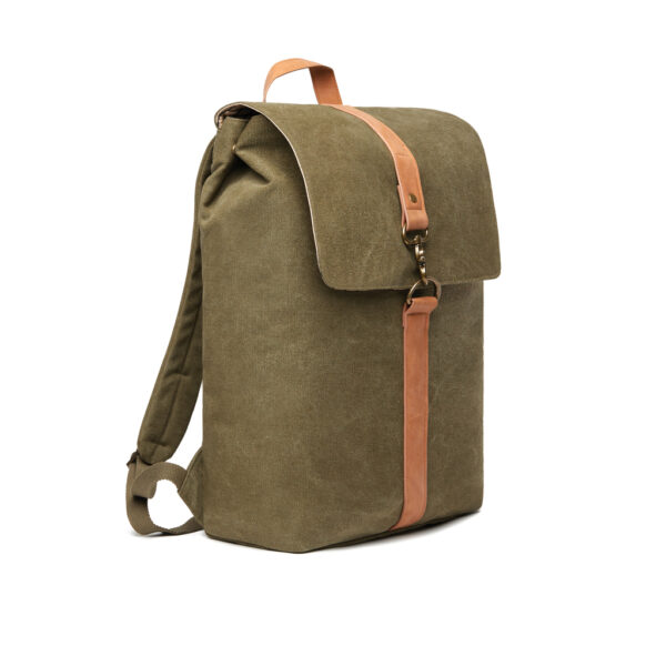 VINGA Bosler backpack GRS recycled canvas - Green