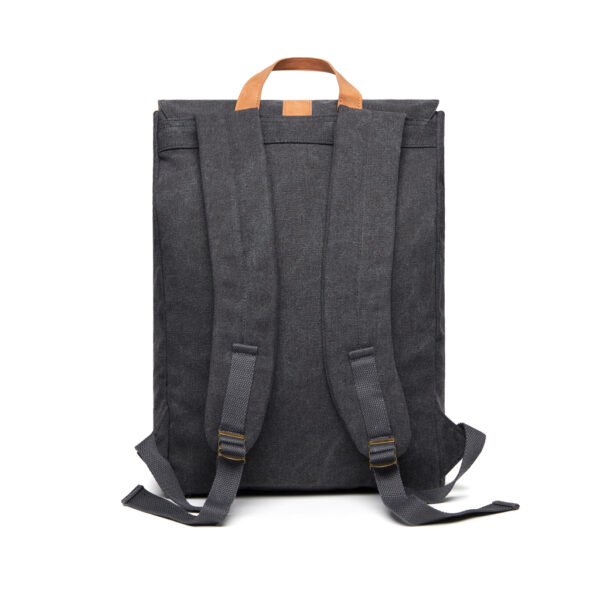 VINGA Bosler backpack GRS recycled canvas - Black