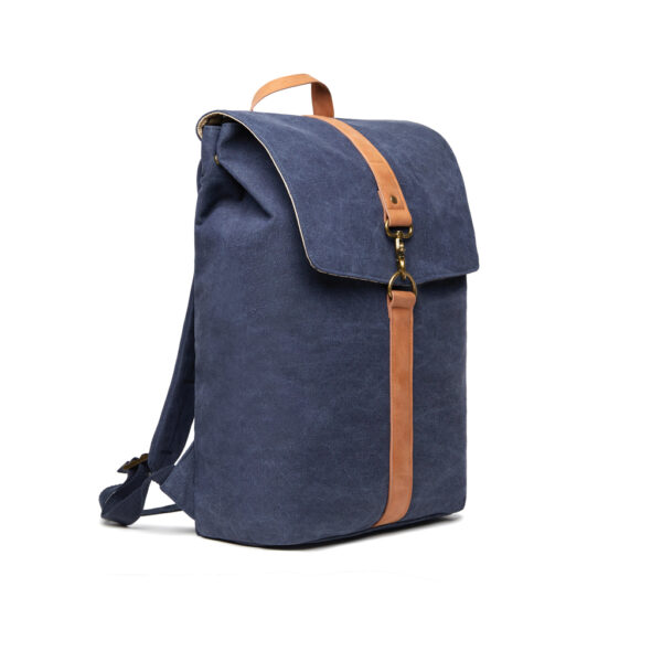 VINGA Bosler backpack GRS recycled canvas - Navy