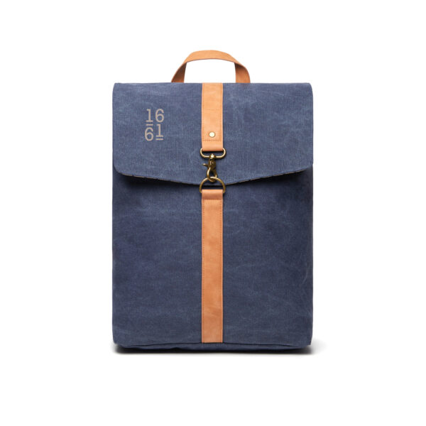 VINGA Bosler backpack GRS recycled canvas - Navy