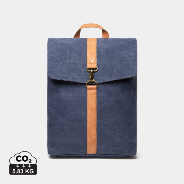 VINGA Bosler backpack GRS recycled canvas - Navy