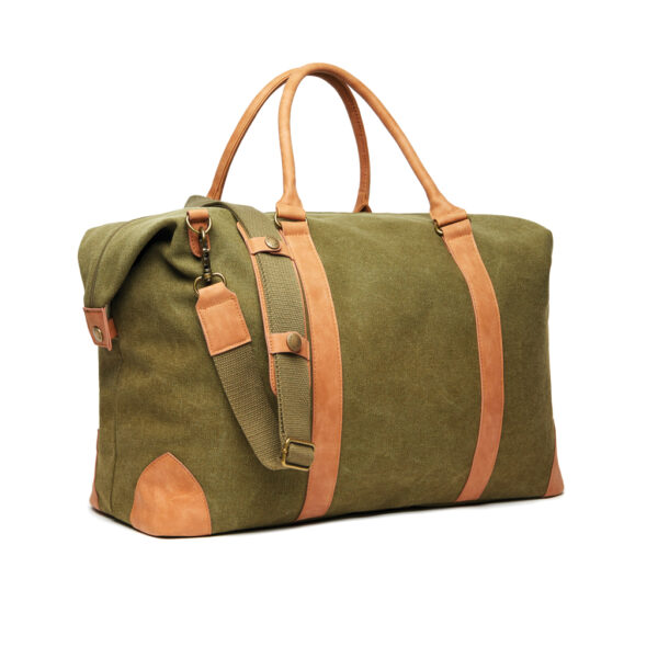 VINGA Bosler RCS recycled canvas duffelbag - Green