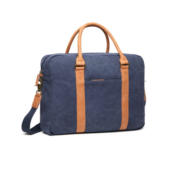 VINGA Bosler RCS recycled canvas computer bag - Navy