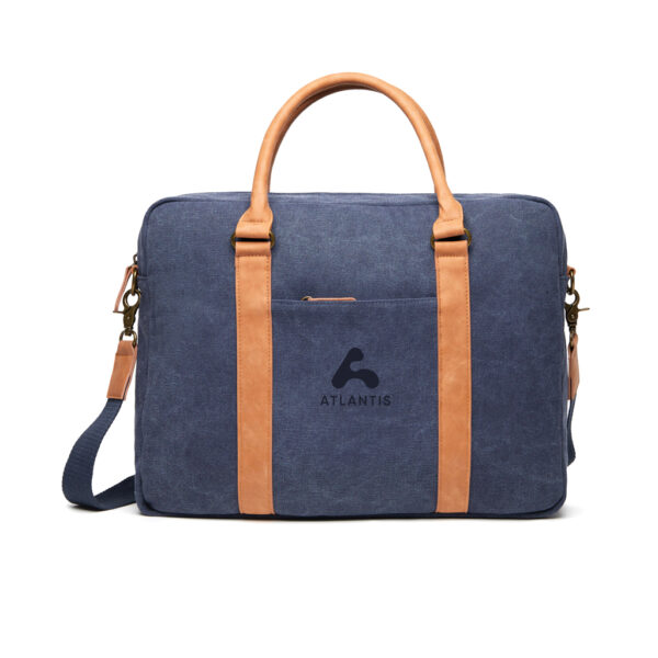 VINGA Bosler RCS recycled canvas computer bag - Navy