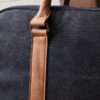 VINGA Bosler RCS recycled canvas computer bag - Navy