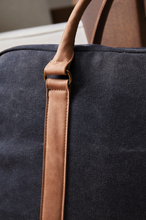 VINGA Bosler RCS recycled canvas computer bag - Navy