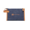 VINGA Bosler GRS recycled canvas toiletry bag - Navy