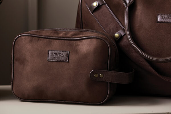 VINGA Hunton washbag - Brown