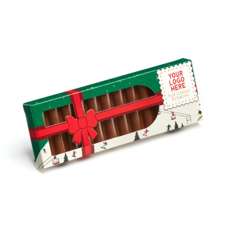 Milk Chocolate Present Box - Christmas