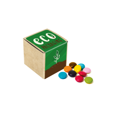 Eco Kraft Cube - Beanies - Sweets & Chocolate