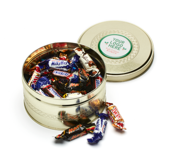 Celebrations Gold Treat Tin - Christmas