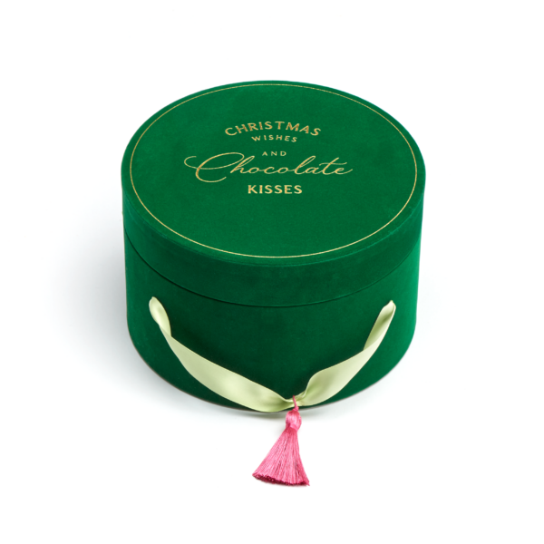 Luxury Chocolate Hat Box - Christmas