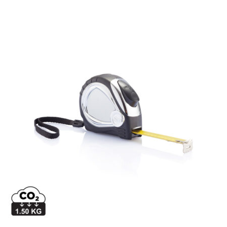 Chrome plated auto stop tape measure - Home & Barware