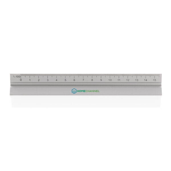 Aluminum triangular ruler - 15cm - Home & Barware