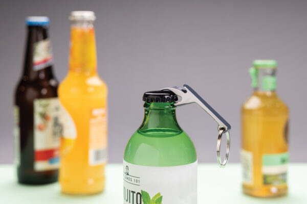 Recycled bottle opener keychain - Keyrings